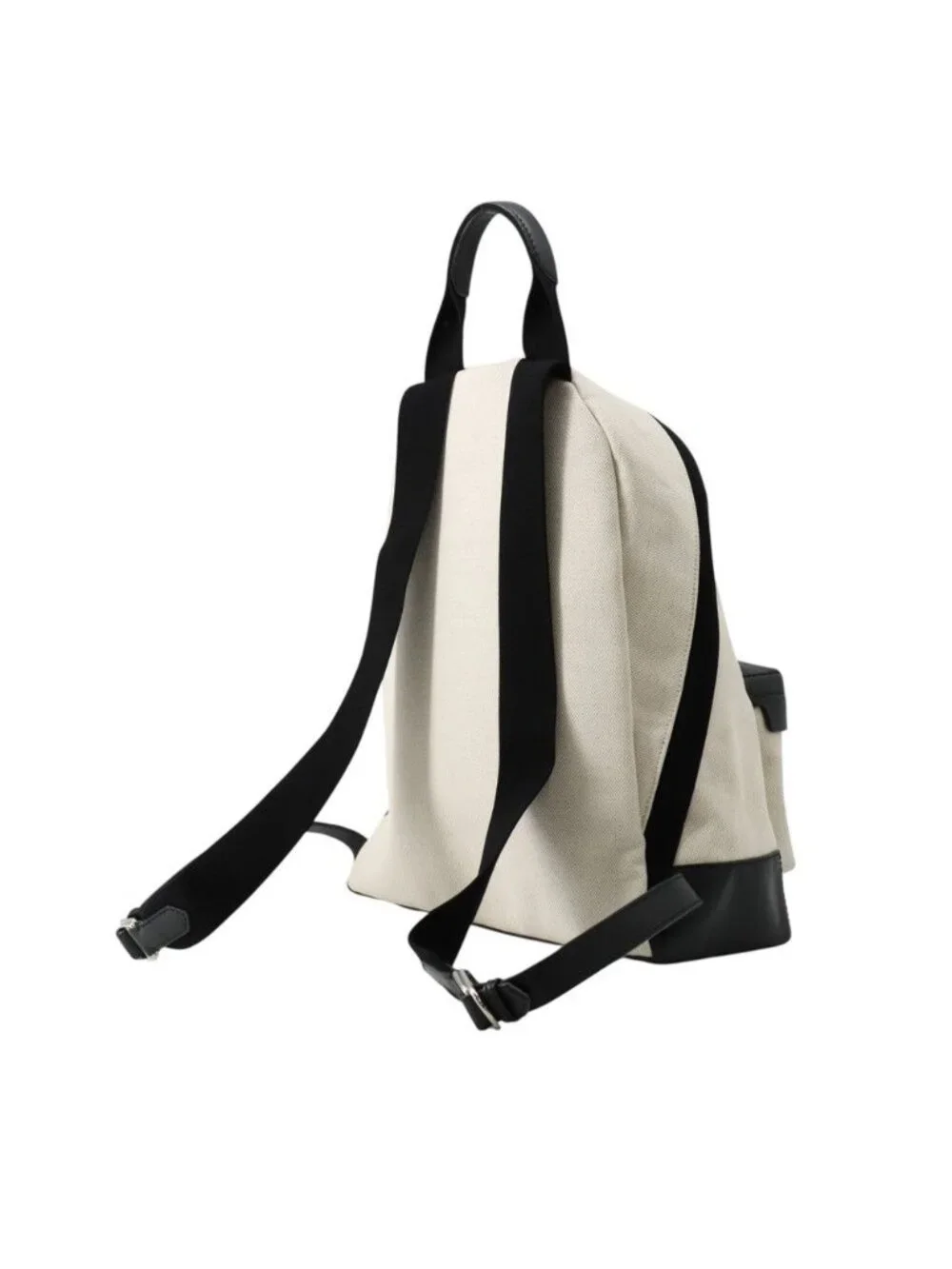 Balenciaga Backpack Navy Canvas Leather